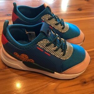 Puma Sesame Street Slip On Blue and Pink Sneakers